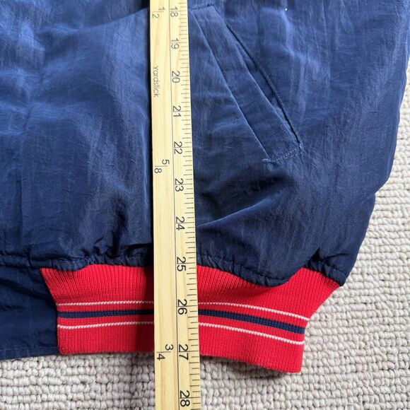 Vintage Cleveland Indians Starter Jacket Large Script MLB Diamond Collection 90s - Picture 10 of 15